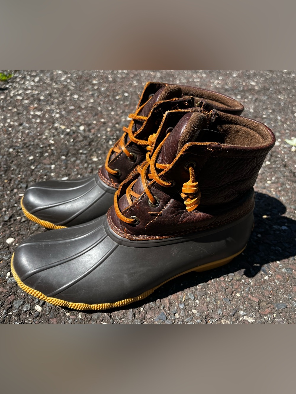 Sperry Saltwater Women’s Waterproof Duck Boots – Size 7.5 M